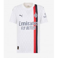 Dámy Fotbalový dres AC Milan Rafael Leao #10 2023-24 Venkovní Krátký Rukáv